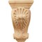 Ekena Millwork 3 1/2"W x 4"D x 7"H Small Shell Corbel, Red Oak CORW03X04X07SHRO - alternate 4
